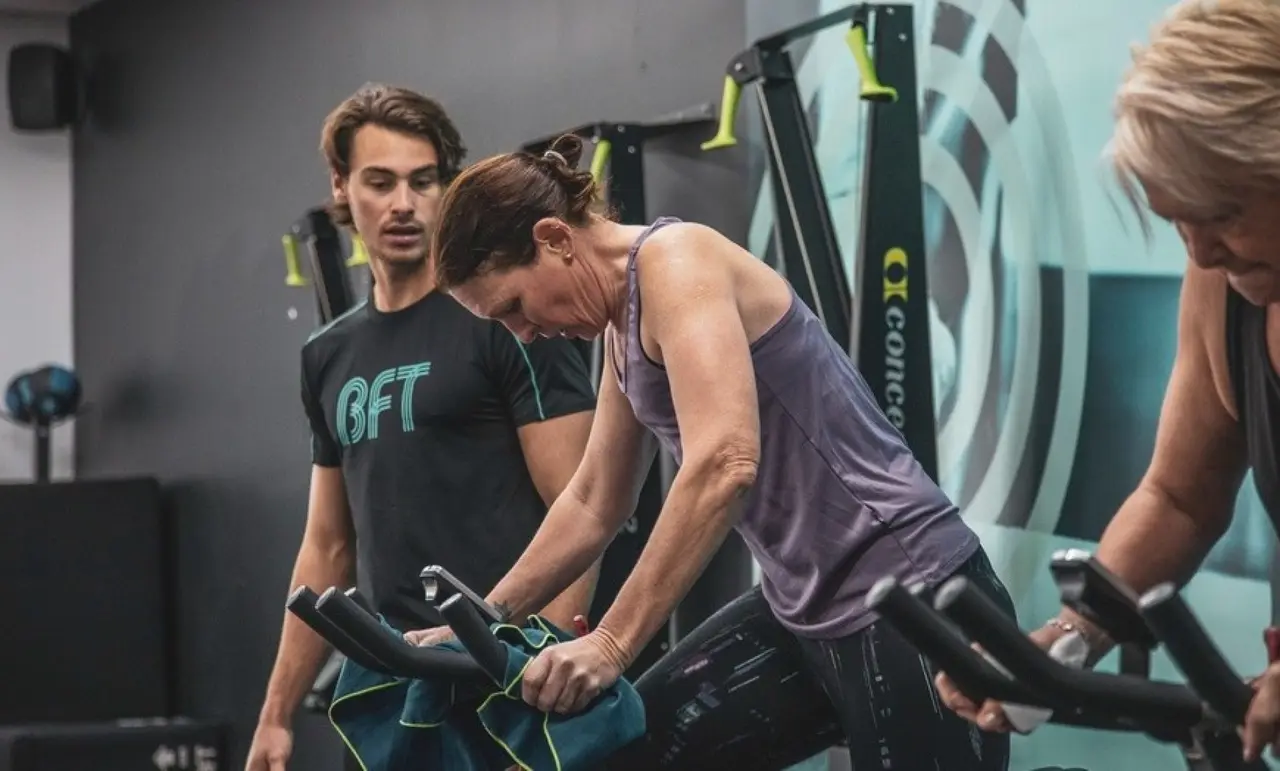BFT members after a class